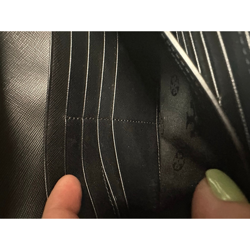 Women's Tory Burch Black Wallet with Gold Chain One Size - Picture 11 of 14